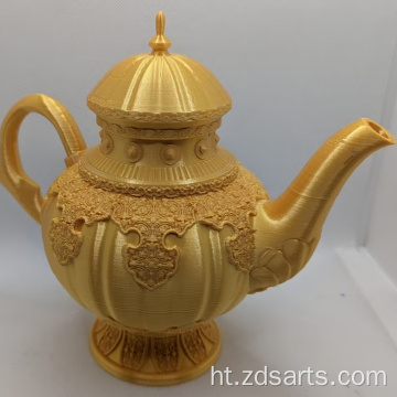 Customized Gold asasen Teapot